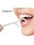 100 Pembe Kürdan Stili Lot Tek Kullanımlık Diş Pensesinde Interdental Fırça Diş Çubuk Kürdan Flok Oral Sakız Diş Temizleme Bakımı (Yurt Dışından) 2