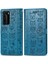 Huawei P40 Pro Flip Kapak Için Kılıf Kısa Kayış Deri Kılıf Darbeye (Yurt Dışından) 1