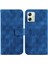 Motorola Moto G54 5g Için Pu Deri Kickstand Çift 8 Kabartmalı Telefon Kılıfı (Yurt Dışından) 1