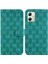 Motorola Moto G54 5g Için Pu Deri Kickstand Çift 8 Kabartmalı Telefon Kılıfı (Yurt Dışından) 1