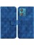 Motorola Kenar 40 Neo Pu Deri Kickstand Çift 8 Kabartmalı Telefon Kılıfı (Yurt Dışından) 1