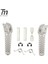 Ön ve Arka Stil Honda Için CBR600RR F5 CBR1000RR F4I Cbr Otorcycle Ön Arka Ayak Pegs Footrest Pedalı (Yurt Dışından) 4
