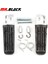 Ön Stil Ayak Pedalları Pedal Dayanağı Ön ve Arka Footpegs Footrest Için Yamaha FJR1300 FZ400 FZ6R XJR400 XJR1200 XJR1300 Xj6 FZ6N Fz6 Fz1 (Yurt Dışından) 1