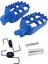 Mavi Stil 1 Çift 8mm Motosiklet Ayak Pegs Pedallar Alüminyum Alaşım Footrests Yamaha PW50 PW80 Honda XR50R CRF50 CRF70 CRF80 CRF100F (Yurt Dışından) 1
