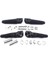 1 Çift Ön Stil Motosiklet Ön Arka Footrest Ayak Pegs Kawasaki Ninja Için ZX6R 9r 10R 12R ZX636 EX650 ER6F ER6N 650R Zsx ZZR1200 (Yurt Dışından) 3