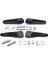 1 Çift Ön Stil Motosiklet Ön Arka Footrest Ayak Pegs Kawasaki Ninja Için ZX6R 9r 10R 12R ZX636 EX650 ER6F ER6N 650R Zsx ZZR1200 (Yurt Dışından) 4