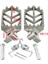 Yeni Ayak Dayanağı Mandalları Motosiklet Paslanmaz Çelik CRF50 XR50 XRF70 CRF70 Pit Dirt Motor Trail Bike Için Motosiklet Footpegs Motokros (Yurt Dışından) 3