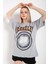 Gri Oversize Berkeley Baskılı T-Shirt 3