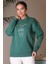 Uzun Kollu Yeşil Kadın Sweatshirt 0850-2K4 3