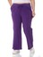 Büyük Beden Paçası Püsküllü Dizi Dikiş Detaylı Cepli Mor Pantolon 1