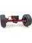 Metal Çekme Çubuğu Direksiyon Servo Bağlantı Çubuğu 1/12 Rc Araba Aksesuarları, Kırmızı (Yurt Dışından) 4