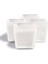 Dekoratif Buzlu Cam Mumluk 8x8 cm (4 Adet) 3