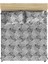 Pamuklu Polycotton Geometrik Ücgenler 160X200 + 2*(50X70) Yüksek Kenarlı Çift Kişilik Lastikli Çarşaf Takımı 1