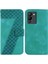 Infinix Not 12 G96 Kabartmalı Desen Flip Folio Pu Için Telefon Kılıfı (Yurt Dışından) 1