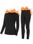 Termal Içlik Alt Üst Takım Siyah 2