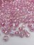 100GR 12MM Janjanlı Pembe Renk Küp,kübik Model Akrilik Boncuk,takı ,çanta Boncuğu (100GR,~110 Adet) 1