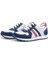 Hakiki Deri Lacivert Beyaz Fermuarlı Çocuk Spor Ayakkabı 5