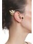Kadın Altın Renk Lak Kaplama Taşlı Yaprak Stilizesi Sağ Kulak Earcuff & Kıkırdak Küpe 1