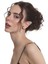 Kadın Gümüş Renk Lak Kaplama Taşlı Yaprak Stilizesi Sol Kulak Earcuff & Kıkırdak Küpe 2