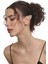 Kadın Gümüş Renk Lak Kaplama Taşlı Dokulu Yaprak Stilizesi Sol Kulak Earcuff & Kıkırdak Küpe 2