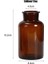 2'li Set Amber Yazısız Cam Vazo - 500 ml - 250 ml 2