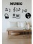 Müzik Odası Duvar Dekorasyonu Notalar Kulaklık Piyano Plak Ahşap Mdf Dekor 1