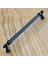 Şah Kulp Mobilya Mutfak Dolabı Çekmece Dolap Kulpları Kapak Kulpu Kulbu Siyah 224 mm Metal 3