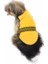 Yellow Black Checker Atlet Köpek Kıyafeti Köpek Elbisesi XXL 2
