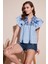 Pamuklu Regular Fit Nakış Işlemeli Bluz Kadın Bluz 611BZ0253 1