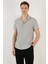 Apaş Yaka Kısa Kollu Regular Fit Gömlek Erkek Gömlek Cf24S115882 3