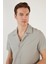Apaş Yaka Kısa Kollu Regular Fit Gömlek Erkek Gömlek Cf24S115882 4