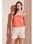 Pamuklu Regular Fit Ip Askılı Bluz Kadın Bluz 611BZ0299 2