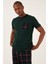 Ekoseli Pamuklu Regular Fit Kısa Kollu Pijama Takımı Erkek Pijama Takımı 6572002 3