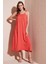 Regular Fit Ip Askılı Uzun Elbise Kadın Elbise 5865732 2