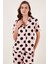 Rahat Kesim Bol Paça Mono Yaka Kısa Kollu Pijama Takımı Bayan Pijama Takımı 6110290 5