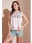 Pamuklu Regular Fit Nakış Işlemeli Bluz Kadın Bluz 611BZ0249 2