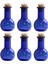 6'lı Mini Cam Şişe I Şişe Şişesi Mavi (Yurt Dışından) 1