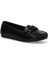 DS23007 4fx Siyah Kadın Loafer 2