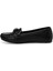 DS23007 4fx Siyah Kadın Loafer 3