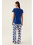Yumuşak Dokulu Kısa Kol Kadın Pijama Takım 2922 5