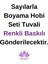 Renkli Baskılı Sayılarla Boyama Hobi Seti (Çerçeveli-Büyük Boy) 80X100 Cm: Asil Atlar 4