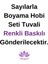 Renkli Baskılı Sayılarla Boyama Hobi Seti (Çerçeveli-Büyük Boy) 80X100 Cm: Vazodaki Çiçekler 3