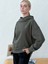 Kadın Kapüşonlu Oversize Sweatshirt 1