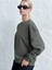 Haki Kadın Oversize Sweatshirt 2
