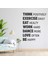 Life Rules Dekoratif Duvar Stickerı, Duvar Dekorasyon Yazıları, Duvar Sticker 1