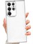 Galaxy S24 Ultra Kılıf 3D Kamera ve Lens Korumalı Arkası Şeffaf Kenarı Renkli Ultra Lüks Razer Platin Silicone Case 5