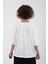 Ekru Morning Baskılı Oversize Tshirt 4