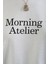 Ekru Morning Baskılı Oversize Tshirt 5