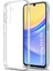 Samsung Galaxy A15 Kapak Kamera Korumalı Tıpalı Şeffaf Silikon Kılıf 1