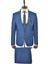 Tek Düğme Çift Yırtmaç Slim Fit 3lü Takım Elbise 2300530 2